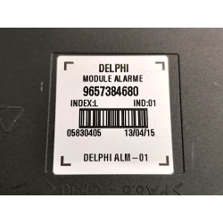 Peugeot 207 407 Moduł Alarmu OE 9657384680 6680Q7 6680V1