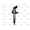 Wtryskiwacz Peugeot Citroen 1.6 HDI OE 9674973080 1980ER 9802448680