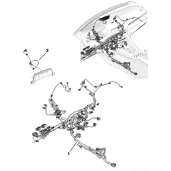 Wiązka Deski Rozdzielczej Peugeot 3008 II 1629025080 NAC KEYLESS