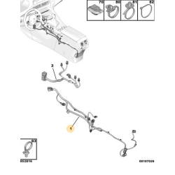 Wiązka Tunelu Peugeot 3008 II OE 9814520580