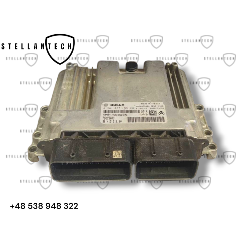 Peugeot Citroen Sterownik Silnika ECU POD VIN 9826975080 9841351080