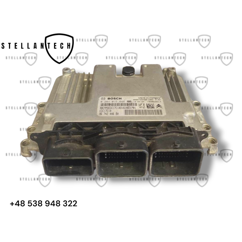 Peugeot Citroen Sterownik Silnika ECU POD VIN 9666729480 9674244680