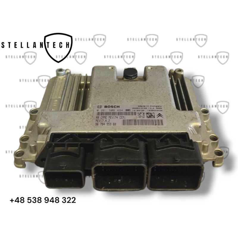 Peugeot Citroen Sterownik Silnika ECU POD VIN 9663711580 9678495980