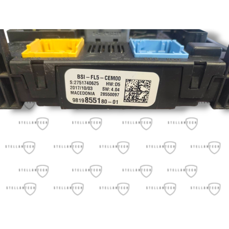 Peugeot Citroen Moduł Bsi Komputer 9809154880 9819855180 POD VIN Peugeot Citroen Moduł Bsi Komputer 9809154880 9819855180 POD VIN