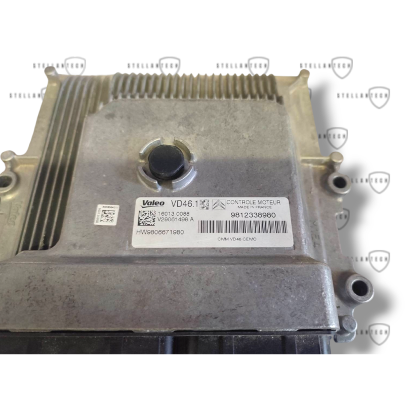 Peugeot Citroen Sterownik Silnika ECU POD VIN 9806671980 9812338980