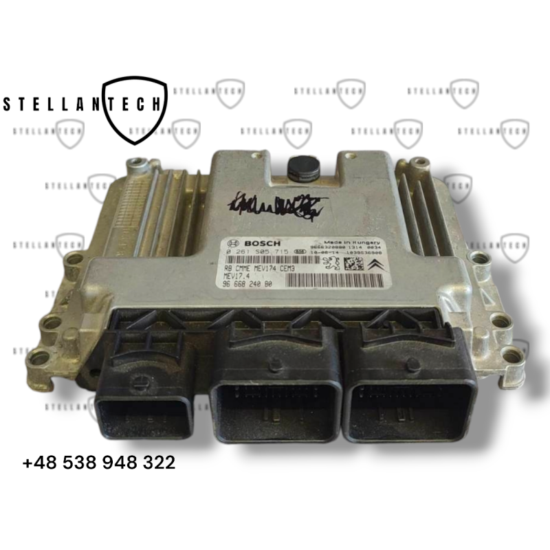 Sterownik Silnika ECU POD VIN 9666319780 9666824080