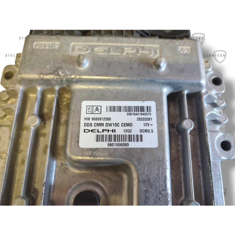 Peugeot Citroen Sterownik Silnika ECU POD VIN 9666912580 9801556080