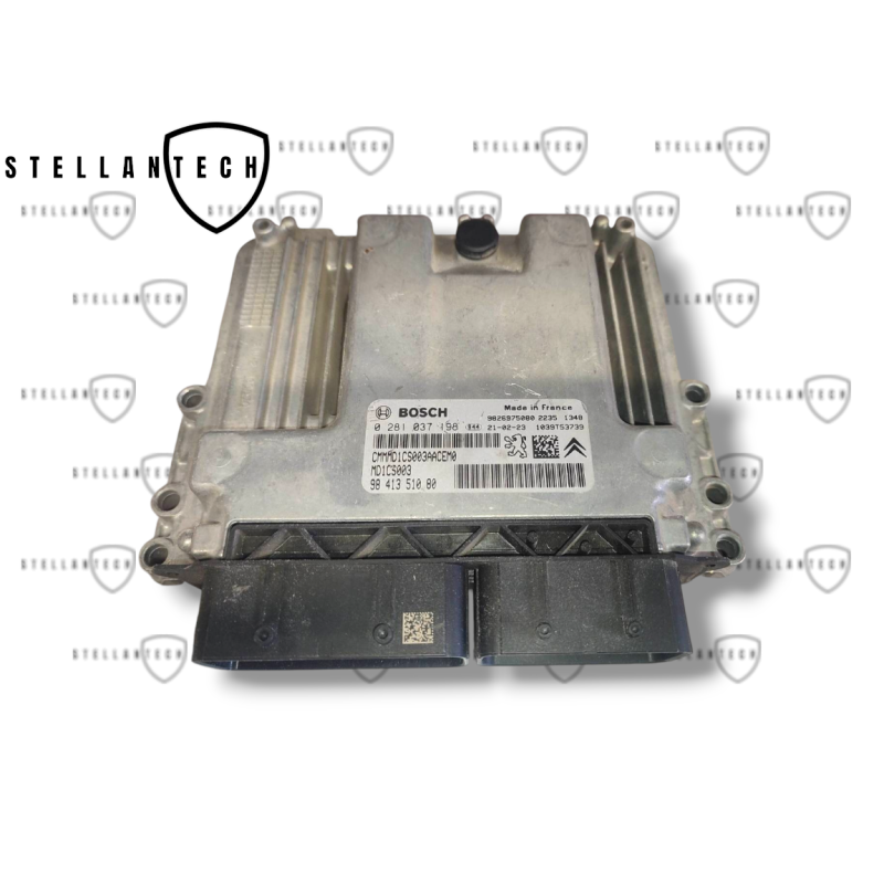 Peugeot Citroen Sterownik Silnika ECU POD VIN 9826975080 9841351080