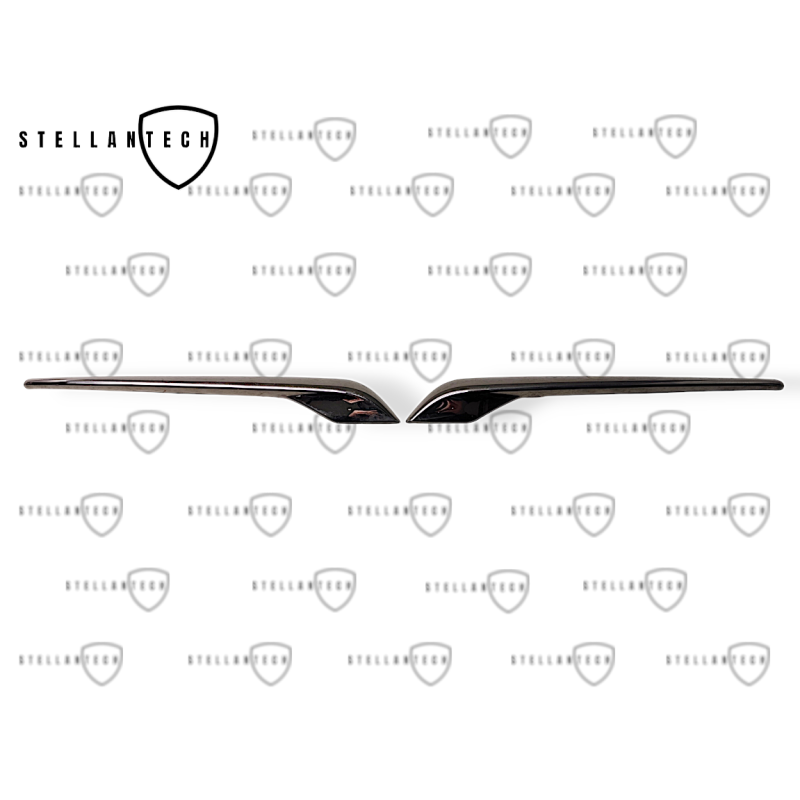 Komplet Elementów Mocujących Zderzaka Lewa + Prawa CHROM OE YP00083777 YP00083577