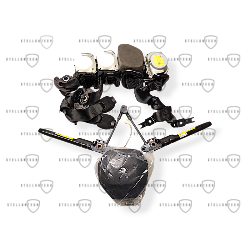 Peugeot 3008 II Komplet Pasy Bezpieczeństwa Poduszka Dopinacze