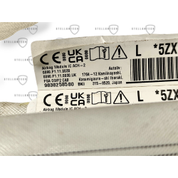Peugeot 2008 II Kurtyna Powietrzna Lewa AirBag OE 9838258580